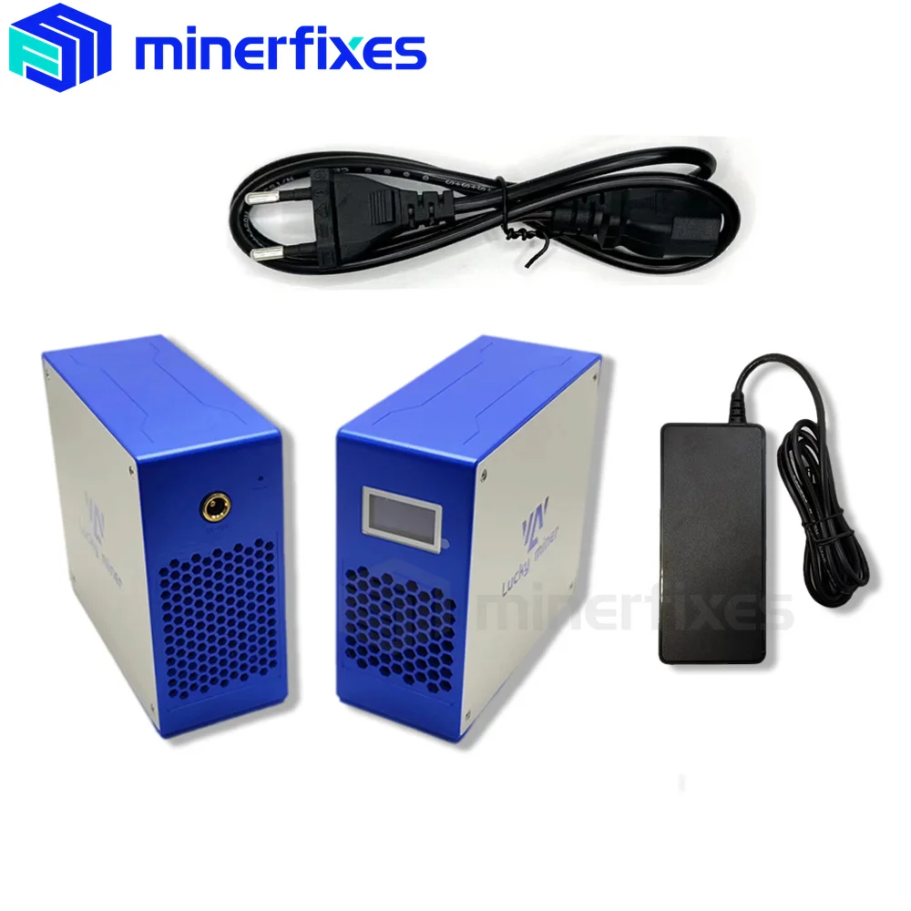 Imagem -04 - Lucky Bitcoin Mining Silent Miner Machine Btc Miner Criptomoeda Mineração Asic Lv07 Btc 1th s Sha256 Bm1366 25w