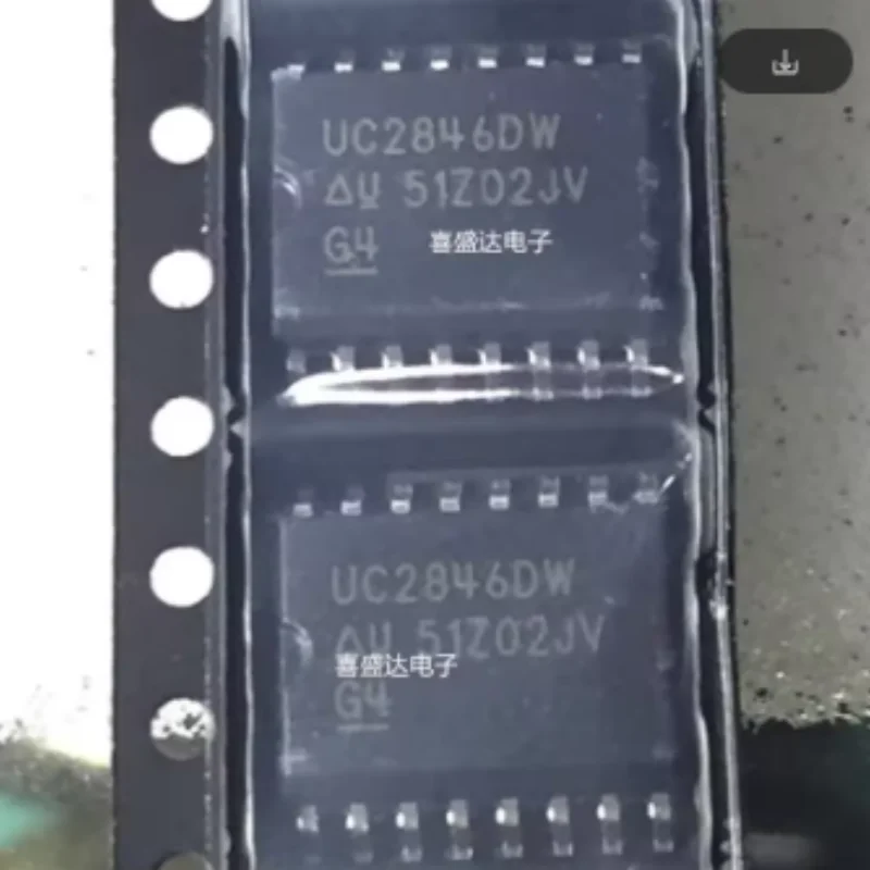 5PCS UC2846DW SOIC-16 500kHz Current Mode PWM Controller 6.95V-40V  Original New