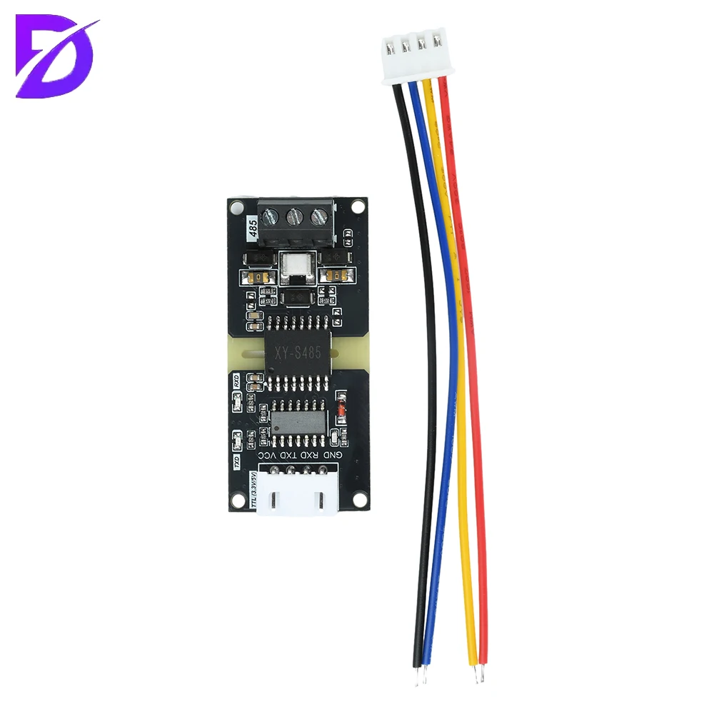 Módulo de nivel TTL a RS485 aislado DC 3-5V Conversión de señal RS485 a TTL con control de dirección de flujo automático