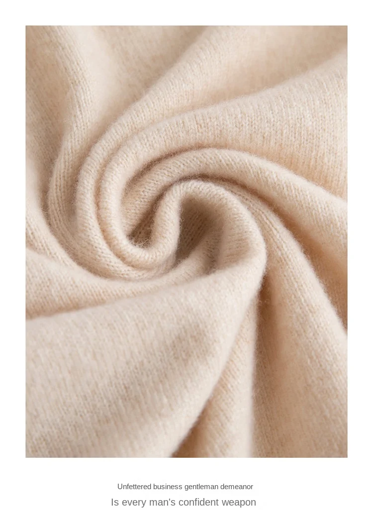 100% reiner Merinowollpullover für Herren, V-Ausschnitt, Strickpullover, große Größen, Kaschmir, Herbst/Winter, neuer Langarmpullover, hochwertige Oberteile – Detail 28