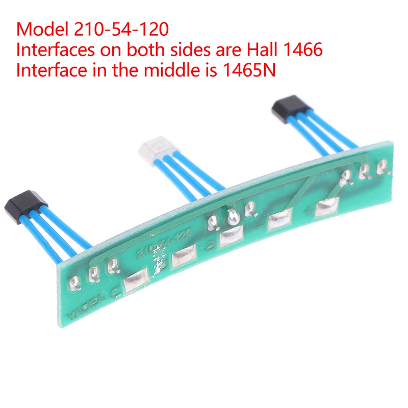 Hall 1466-1465N para vehículos eléctricos de dos ruedas, Sensor Hall 1466-1465N, Hall Board Hall, 120 °C, para motores de bicicleta eléctrica, 1 unidad