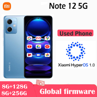 Global Rom Xiaomi Redmi Note 12 5G Smartphone HyperOS 1.0 6.67'' GOLED Display 120Hz Snapdragon 4 Gen1 48MP  33W used phone