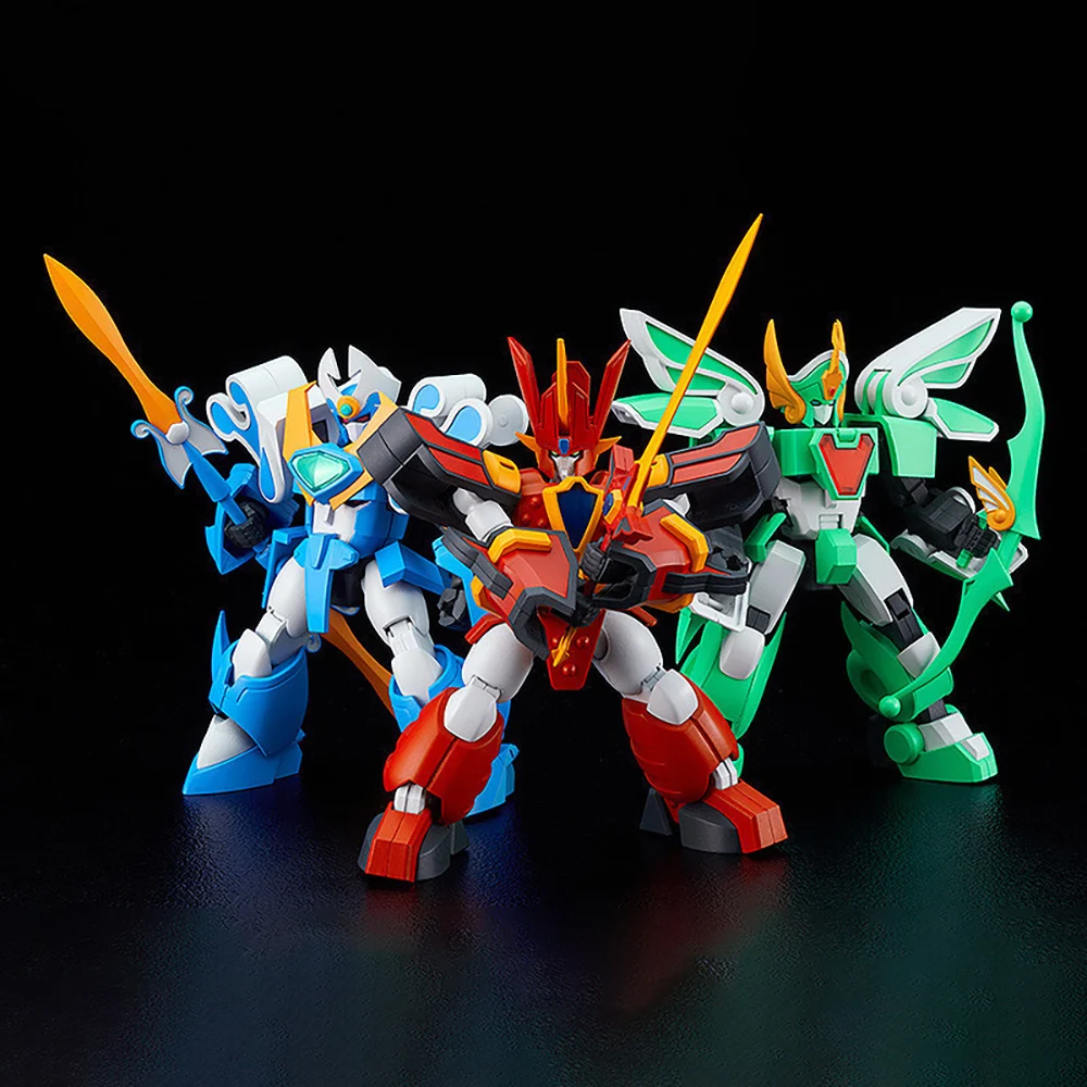 

In Stock original GSC MODEROID Magical King Granzort The Three Great Magic Kings of Light Set Assembly Model Anime Figures Toy