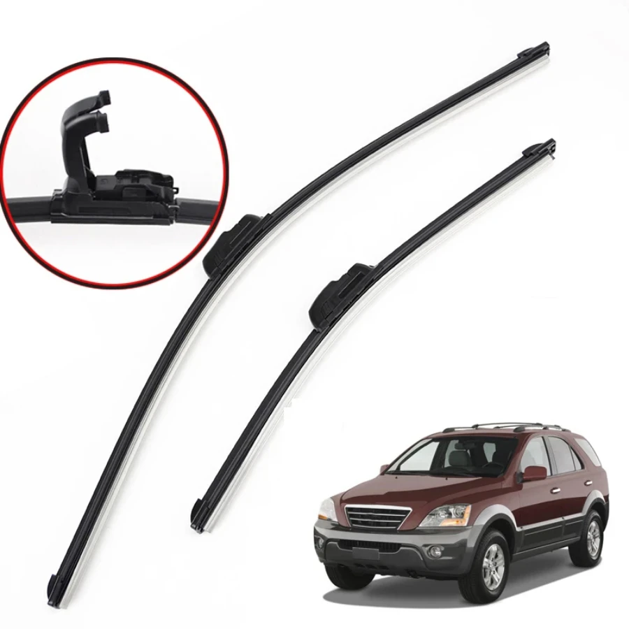 ZHANGU Wiper Front & Rear Wiper Blades Set Kit For Kia Sorento I 2002 - 2009 Windshield Windscreen Window Brushes 24