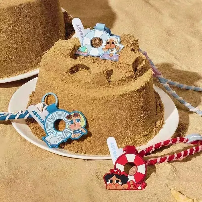 

POPMART оригинальный продукт Crybaby Vacation Mode на серии, глухая коробка с длинным ремешком, милый и изысканный подарок на день рождения