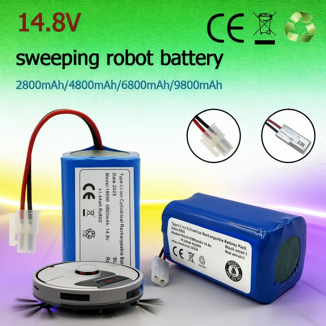 

4S1P14.8V Li-ion Battery Pack,For XIAOMI MIJIA Mi Robot Vacuum-Mop XiaoMi G1 MJSTG1, SKV4136GL R30,ILIFE A4,A4S,V7,V7S,9800mAh