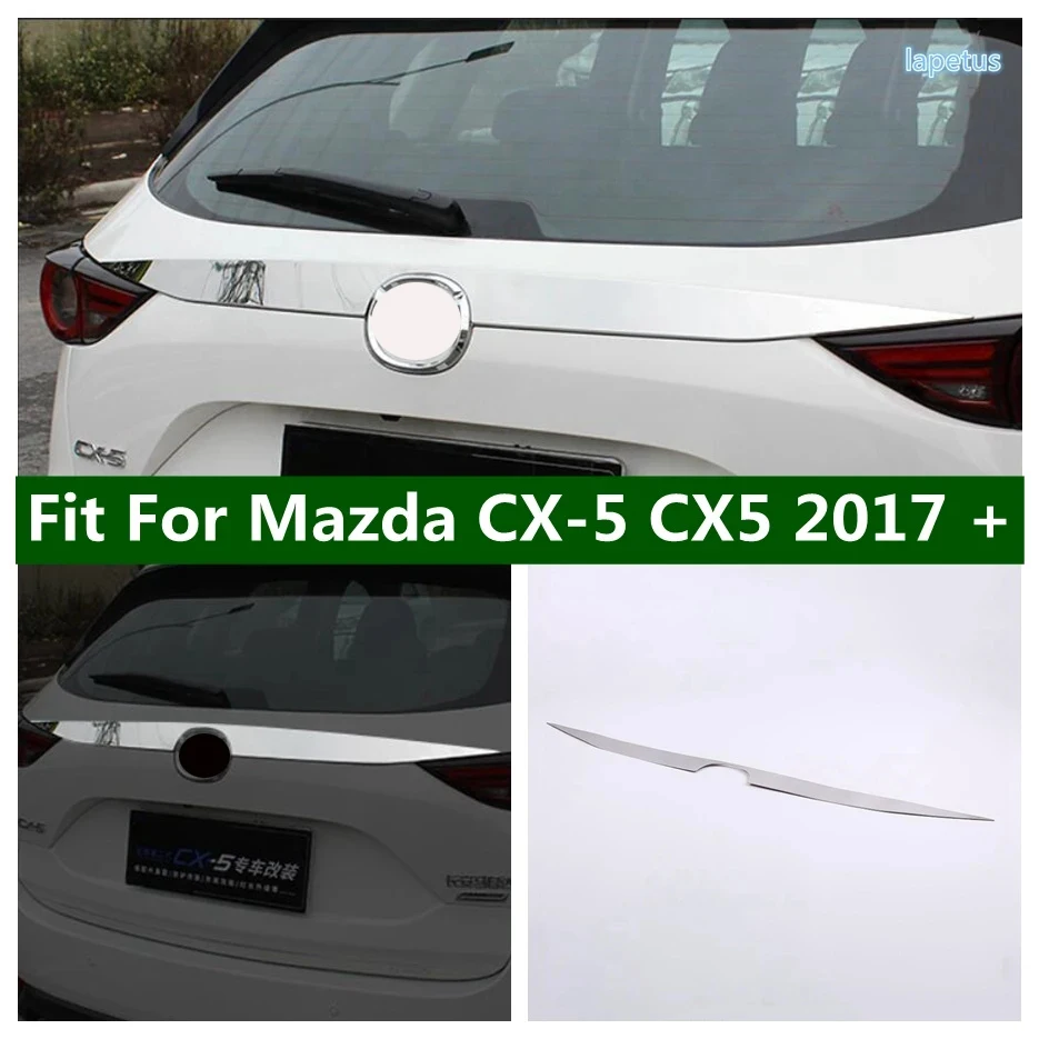 

Stainless Steel Rear Tail Door Strip Tailgate Trunk Trim Cover Decoration Strip Fit For Mazda CX-5 CX5 2017 - 2023 Accessories