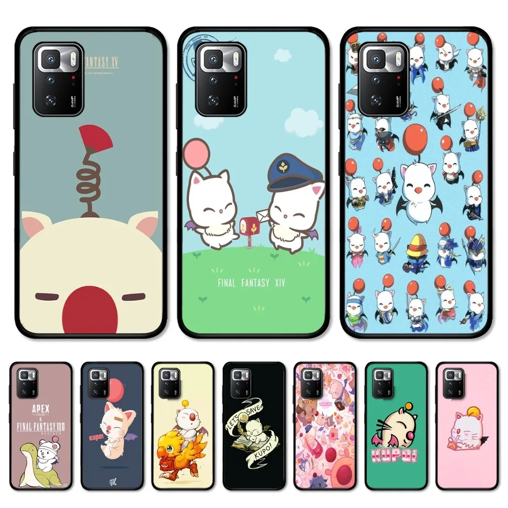 Game F-Final Fantasy Moogle Phone Case For Redmi Note 4 X 5 A 6 7 8 T 9 9S 10 11 11S 11Epro Poco M3 pro