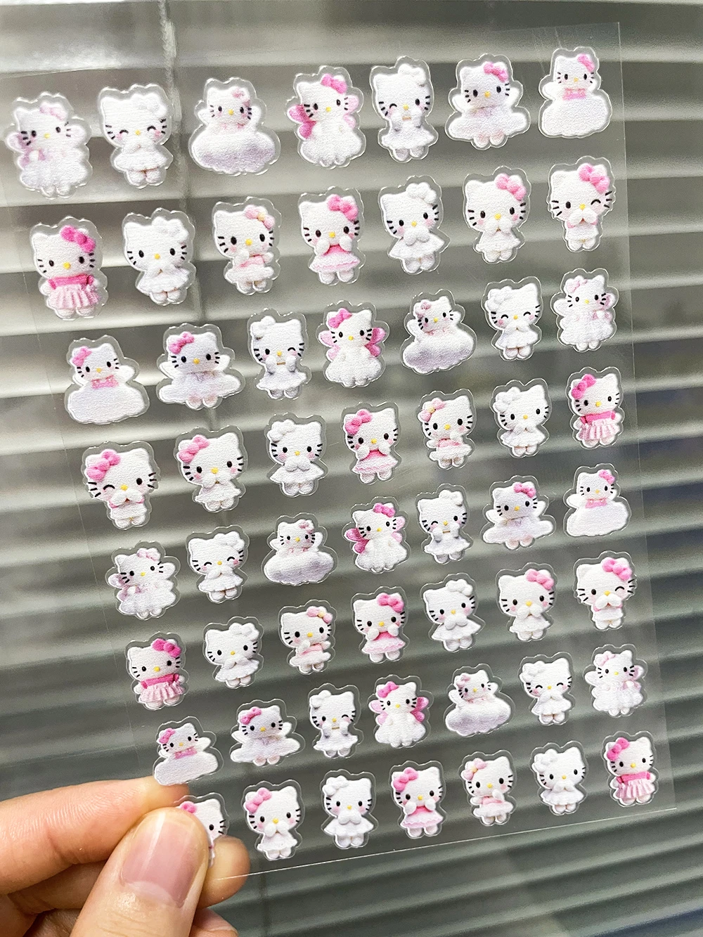 

Pvc Handmade Korea Japan Cute Animal Nail Sticker Sanriod Rilakkuma Hello Kitty Self-Adhesive Slider Nail Sticker Accessories