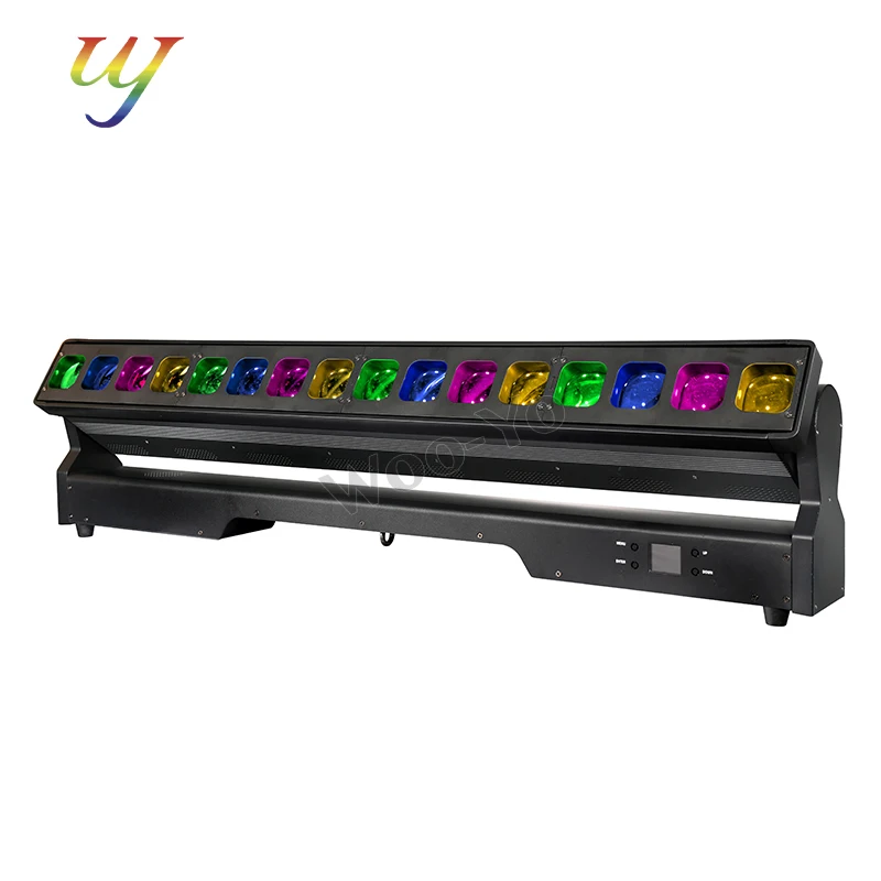 

DMX 16x40w RGBW 4in1 LED zoom beam dye moving head light bar concert event party wedding stage light
