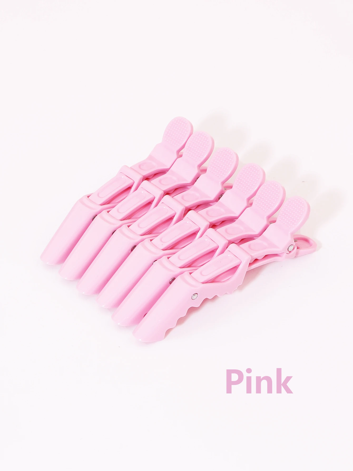 6pcs crocodile hair clip design claw shaped hair clip salon hair clip hair accessories makeup clip Special for real hair wigs