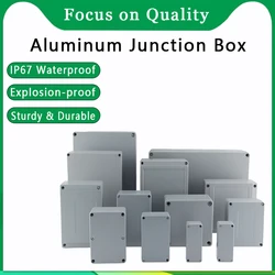 Aluminium Enclosure Waterproof Electronic Housing Alloy Case IP67 Project Instrument Outdoor Explosion-proof Metal Junction Box