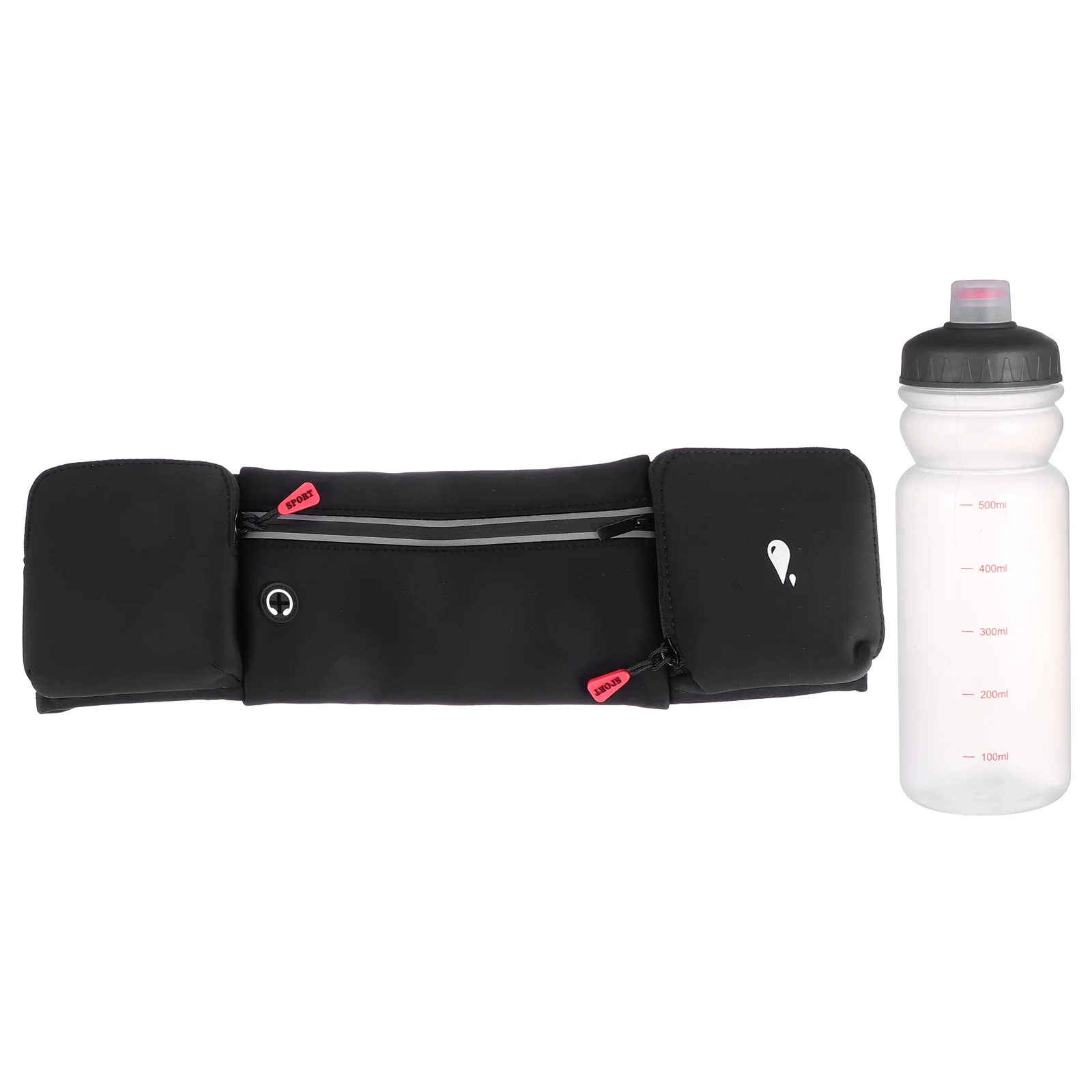 Lightweight Water Resistant Waist Pouch Big Capacity Mobile Phone Bag for Running Workout Sports Outdoor Travel Fitness