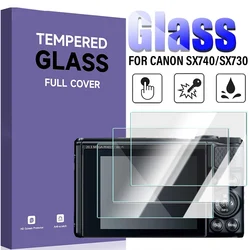 3-1PCS 9H Tempered Glass Film for Canon Powershot SX730/SX740 Camera LCD Screen Protector Film Full Cover For CANON SX740 SX730