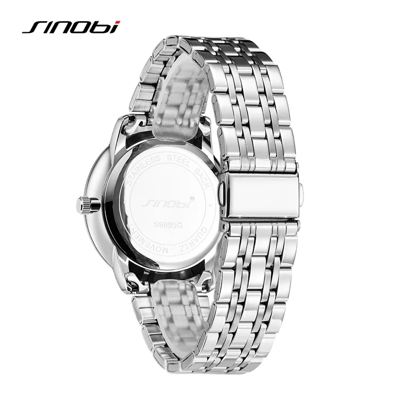 SINOBI Casual Style Men\'s Quartz watches Fashion Design Mans Wristwatches Original Calendar Male Gifts Clock Relogio Masculino