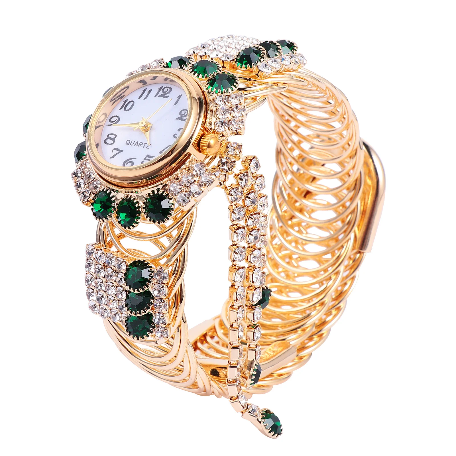 Ring Bracelet Watch Woman Beaded Bracelets for Men Gold Dress Alloy Hoops Girls