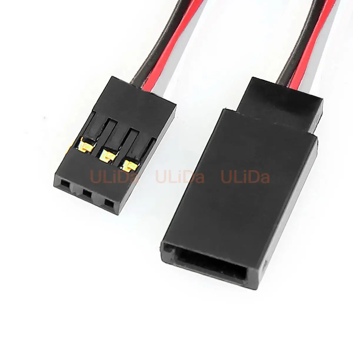 1 Paar magnetisches Snap-on-JR-Servo-Verlängerungskabel für RC-Drohnen, Segelflugzeuge, Flugzeugmodelle, Boot, Autos, DIY-Upgrade