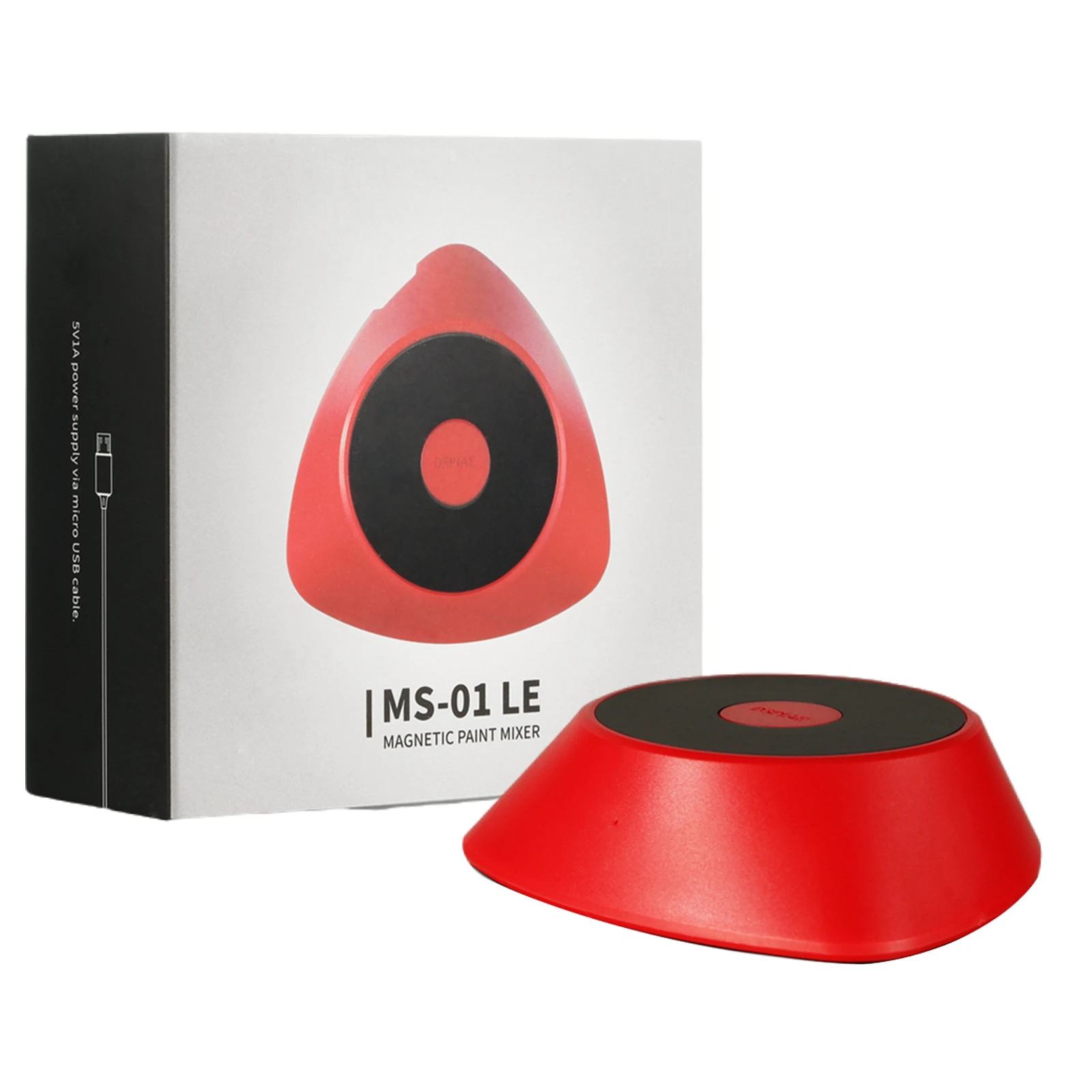Imagem -02 - Dspiae Magnetic Lacquer Shaker para Decoração de Pintura Ms-r18 Rotor de Laca Remoto Ms01 Vermelho 18 mm x 10
