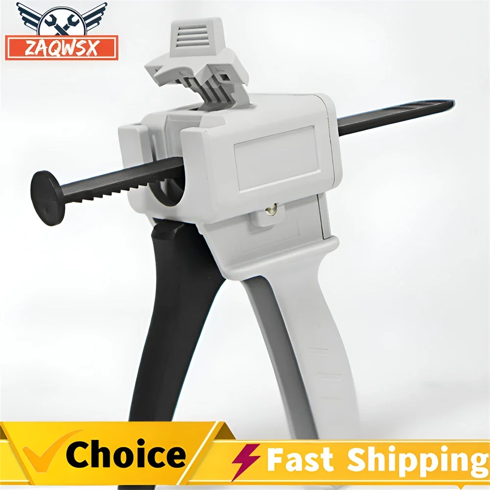 1pc 55cc Epoxy Caulking Gun Adhesives Applicator 55ml Glue Guns Dispenser UV Glue Manual Dispensing Gun for 30ml 55ml UV Glues