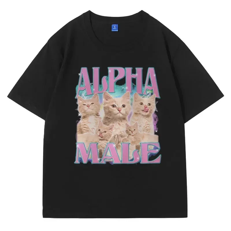 Alpha hommes femmes T-Shirt gars meilleur ami cadeau t-shirts mode d'été Meme graphique T-Shirt à manches courtes surdimensionné unisexe t-shirts