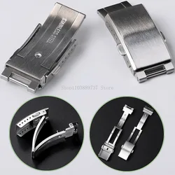 Luxury Stainless Steel Deployment Watch Clasps Solid Folding Watch Buckle High-Grade Metal Strap Buttons Band Accessory 9mm×16mm