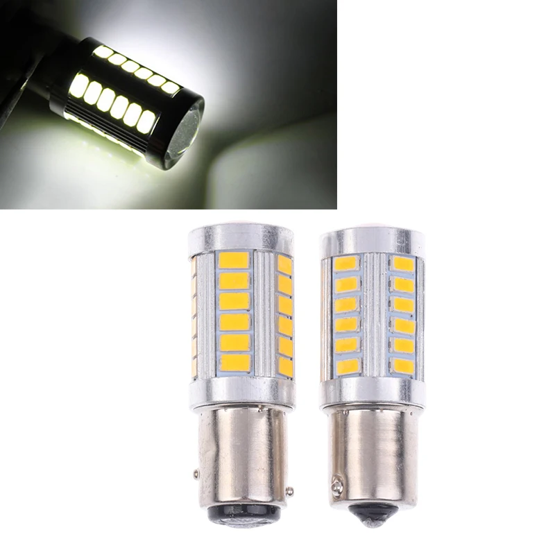 

2 шт. 1156/1157 светодиодные лампы - 5730/5630 33SMD T20 фонари, для автомобилей/грузовиков/квадроциклов, указателей поворота/ламп заднего хода/DRL