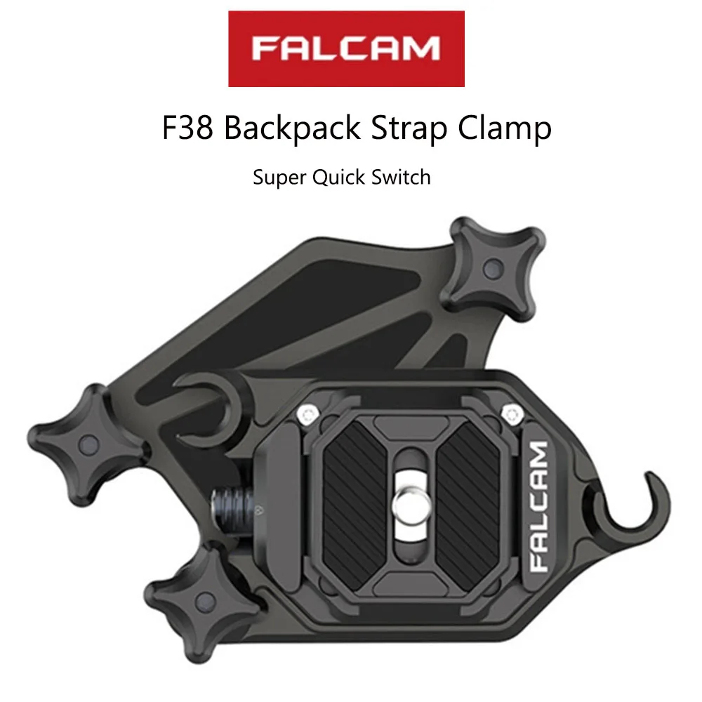 Falcam F38 Quick Release Backpack Strap Clip Universal Arca Swiss DSLR Camera Quick Switch Plate Clamp Photography Accessories