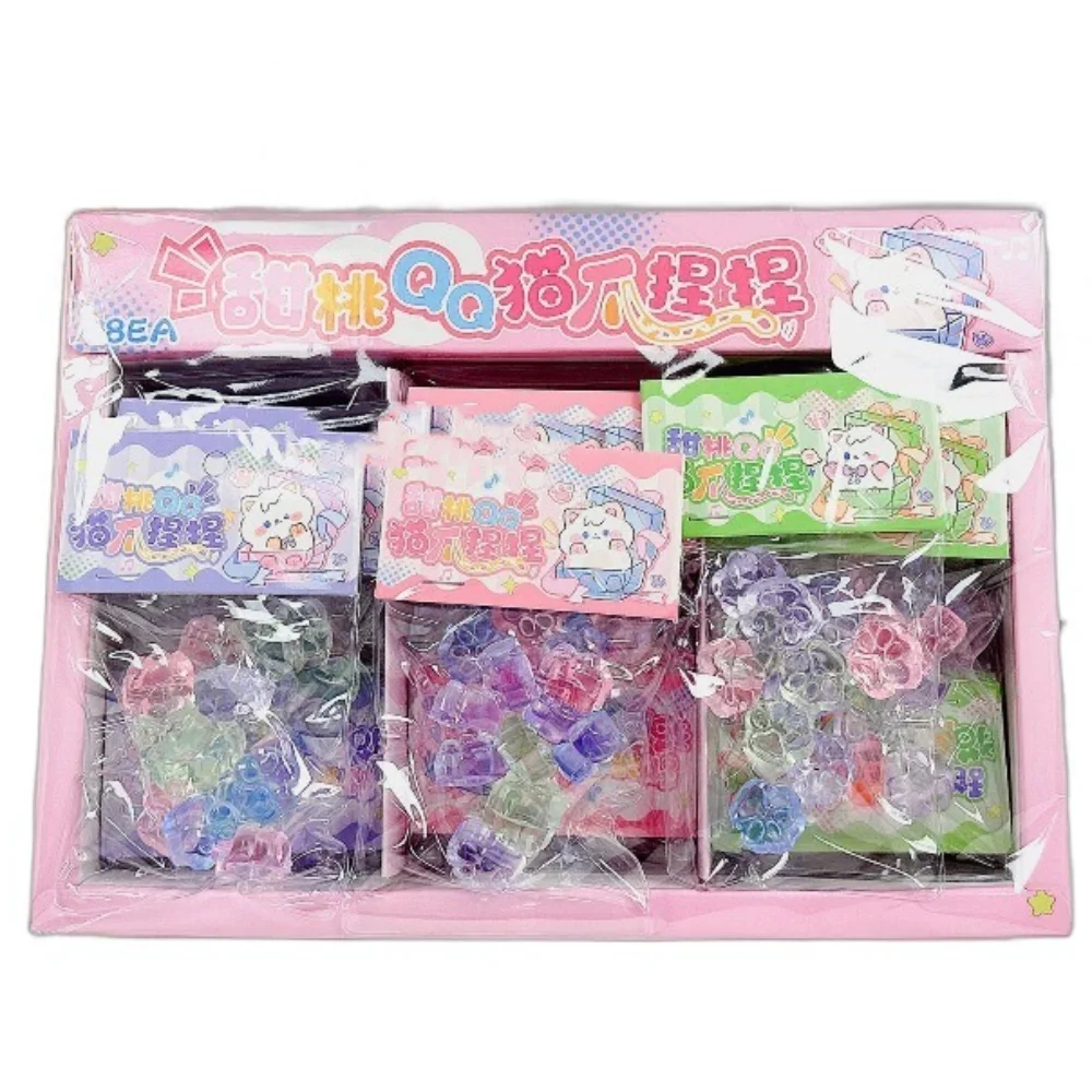 ของเล่นบีบมือรูปอุ้งเท้าแมว น่ารัก ขนาดเล็ก บีบแล้วคืนรูปช้าๆ ช่วยคลายเครียด ของขวัญสุดน่ารัก