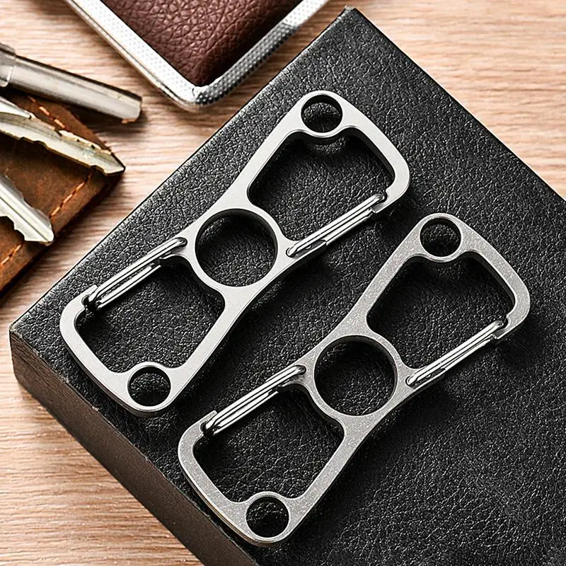 Alloy Key Clip Rustproof Alloy Heavy Duty Keychain Portable Lightweight Multifunctional Key Clip Innovative High Capacity