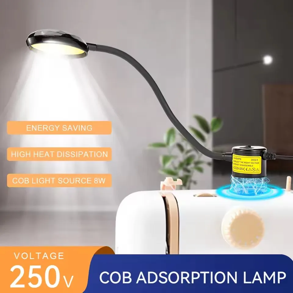 Work Light Portable Charging LED Energy Saving Magnet Adsorption Night Lamp Eye Protection Workshop Desk Light Adjustable Angle