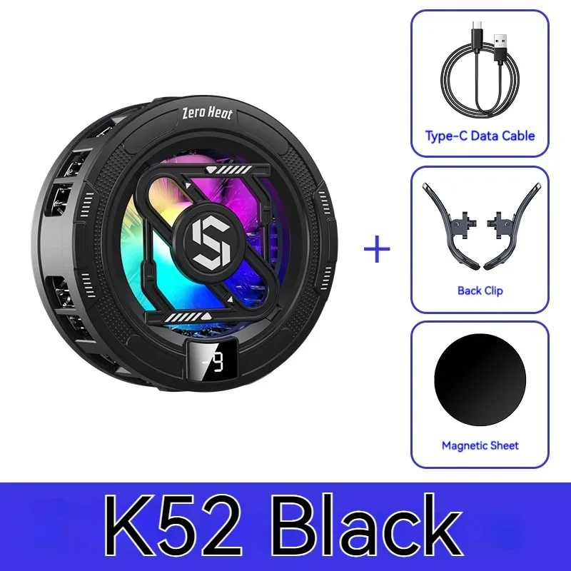 K52 AI Magnetic Mobile Cooler with Digital Display