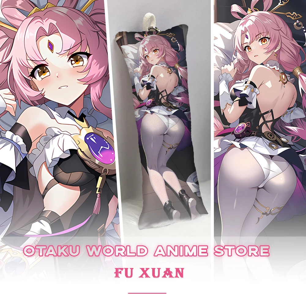 

Honkai Star Rail Fu Xuan Dakimakura Anime Otaku 2-Side Печатный Waifu Декор Kawaii обнимающая подушка для тела, подушка, наволочка