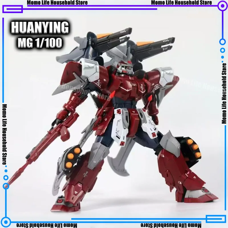 

In Stock Huanying Model 1/100 Mg Zgmf 1017 Ginn Red Orange Grey Assembly Model Kits Anime Action Figure Robot Plastic Gifts Toys
