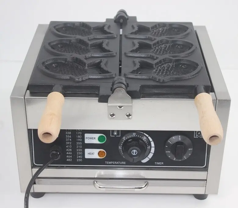 

Korea Taiyaki Maker Fish Shape Waffle Maker Electric Baking Machine Electrothermal Snack Equipment