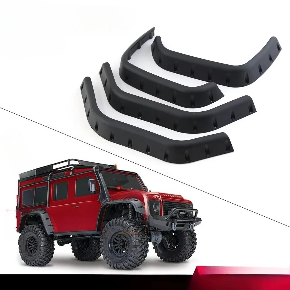 RC Crawler Upgrade Parts Plastic Fender Flares #8017 Hobby Mod Replacement Accessories For TRAXXAS TRX4 1/10 Scale custom size