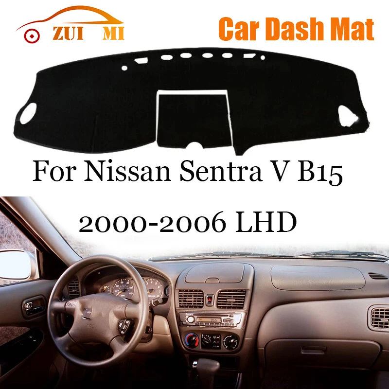 

ZUIMI Dashboard Cover Dash Mat Dashmat For Nissan Sentra V B15 2000-2006 LHD RHD Dash Board Cover Pad Sun Shade