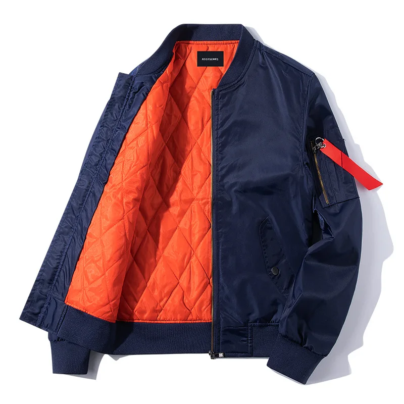 Men's Fashion Autumn Winter Thick Warm Short Coat Windproof Outdoor Zipper Casual Jacket Printed Oversized S-8XL