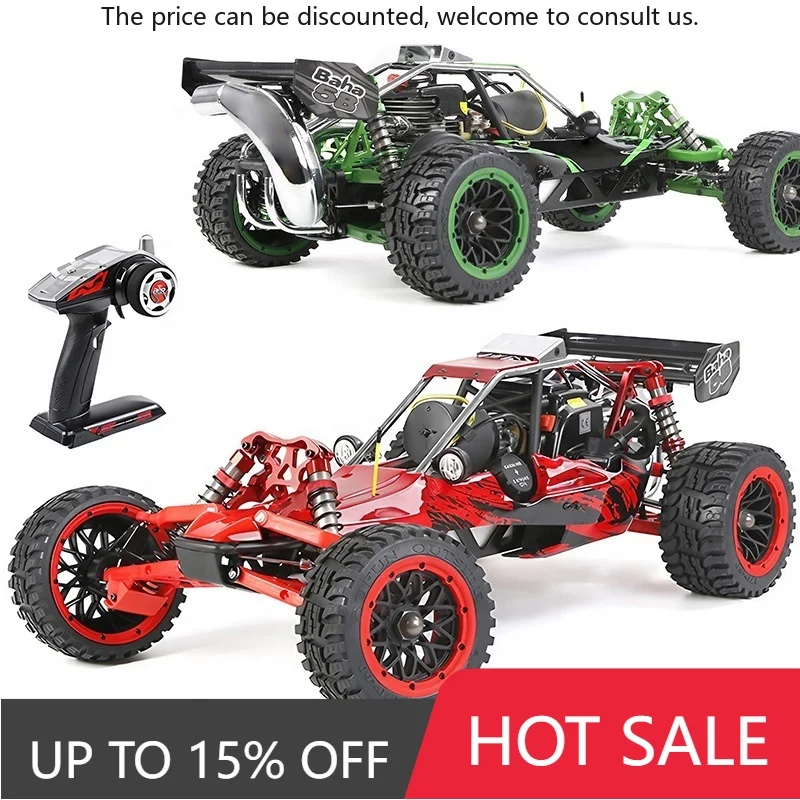 

Rofun Baha 450AG 1/5 Scale Baja Truck RC Buggy With 45cc Easy Start Engine Nitro Gas Gasoline Petrol Oil Fuel CNC Alloy Metal