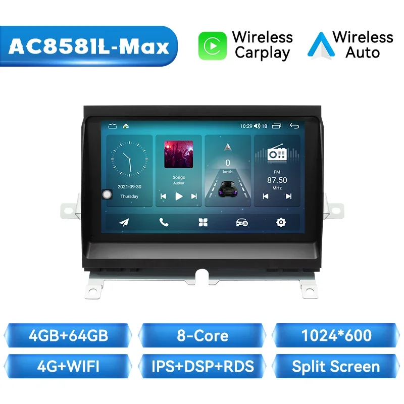 Draadloze Carplay Android 14 Auto Multimedia Speler Voor Land Rover Discovery 3 LR3 L319 2004-2009 Navigatie 4G Wifi Ondersteuning 4X4