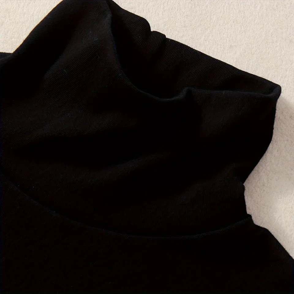 Stylish Turtleneck Collar Elegant Solid Color Soft Warm Dickey Collar Autumn Winter Coldproof Skin Friendly False Collar