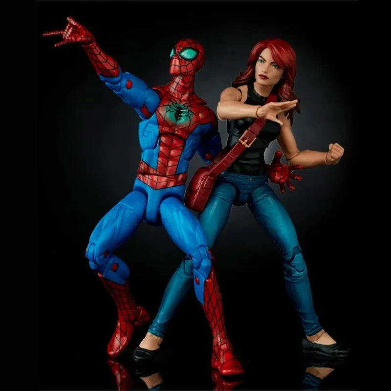 Hasbro Marvel Legends: Spider-Man and Mary Jane By Model Toy 6In Action Figure Boy Halloween Gift New in Stock