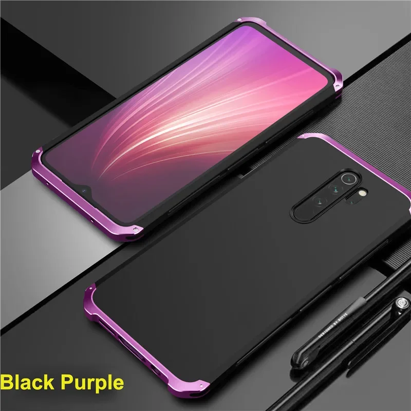 

Металлический бронированный чехол для Redmi Note 8, чехол для Xiaomi Redmi Note 8 Pro, противоударный алюминиевый корпус, жесткий поликарбонатный чехол с полным покрытием для Redmi Note 8 Pro