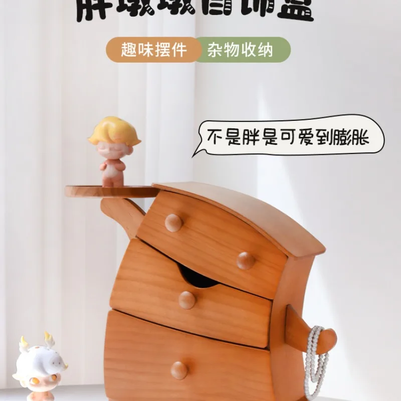 Portagioie Grasso molo molo in legno massello squisito scatola portaoggetti per gioielli da tavolo di fascia alta regalo di nozze di compleanno di penagione della casa