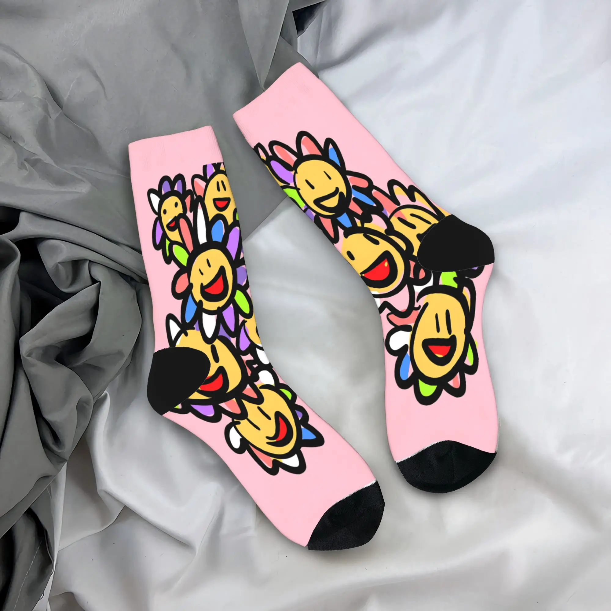 

Sunflower Artwork Stockings Unisex Men Socks Medium Soft Vintage Socks Winter Outdoor Sports Anti Sweat Design Socks Gift