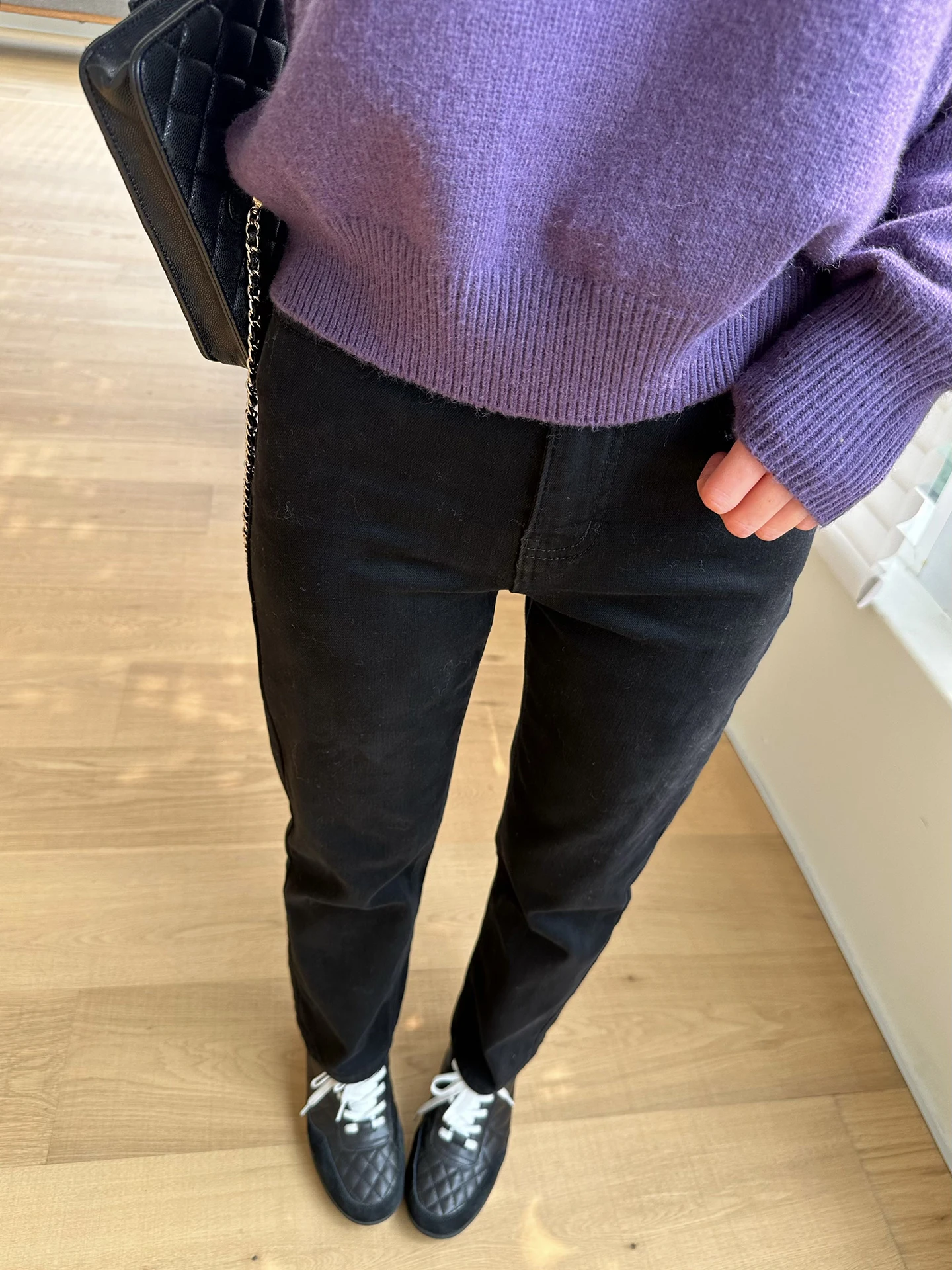 

Женские джинсы с высокой талией, облегающие, в корейском стиле, с вышивкой, осенне-зимние, из хлопкового денима, теплые, повседневные, прямого кроя