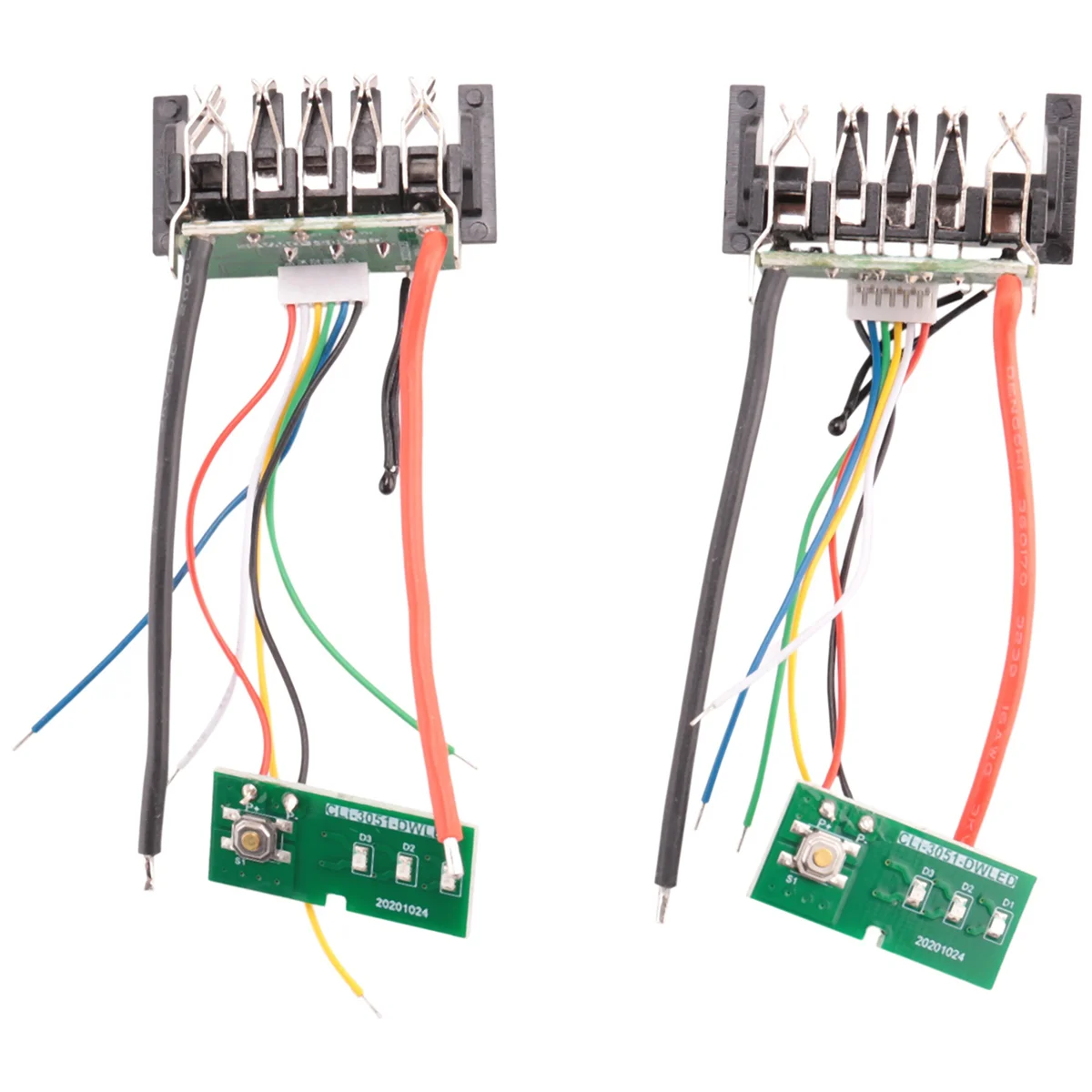 2Pcs Li-Ion Battery PCB Charging Protection Circuit Board for 18V 20V DCB201