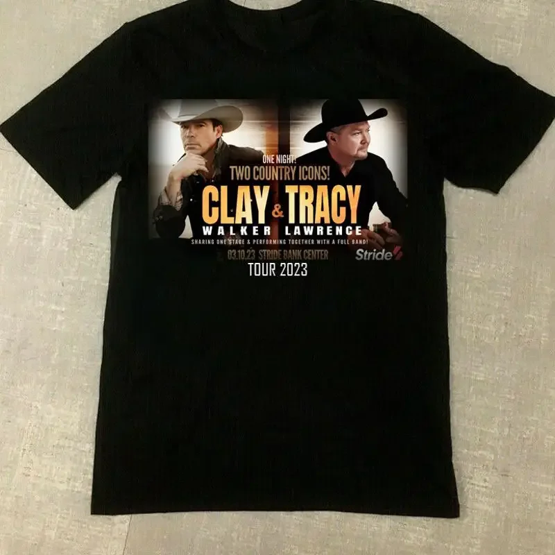 Clay Walker Tracy Lawrence Concert Center March T Shirt Full Size Ub315