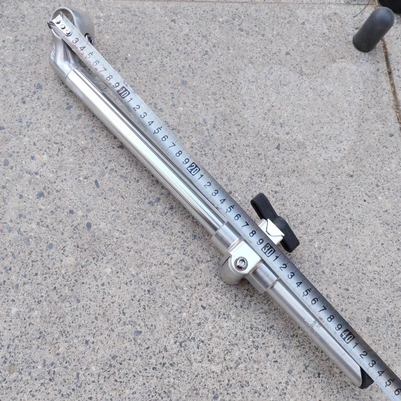 

Folding Bicycle Handlebar Stand 25.4Mm Toothed Aluminum Alloy Goosen-Shaped Handlebar Stand