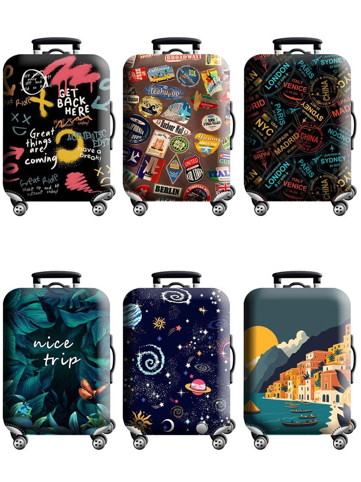elastic-travel-suitcase-protector-cover-dustproof-luggage-bag-cover-for-check-in-universal-fits-20-24-28-inch-suitcase