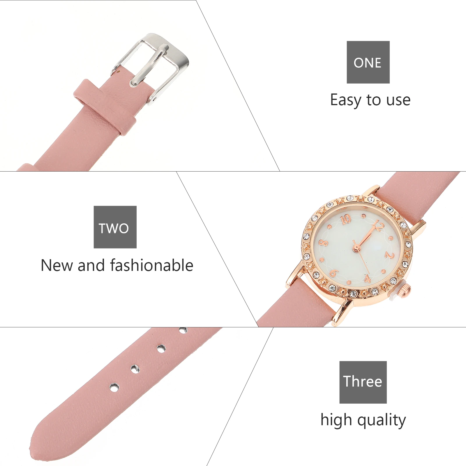 

Stylish Women Quartz Watch Fashionable Lady Wrist Watches Casual Precision Timekeeping Long Lasting Great Gift